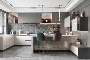 Quality Manufacturer Customized Designs Modern MDF High Gloss Lacquer Kitchen Cabinet wholesale