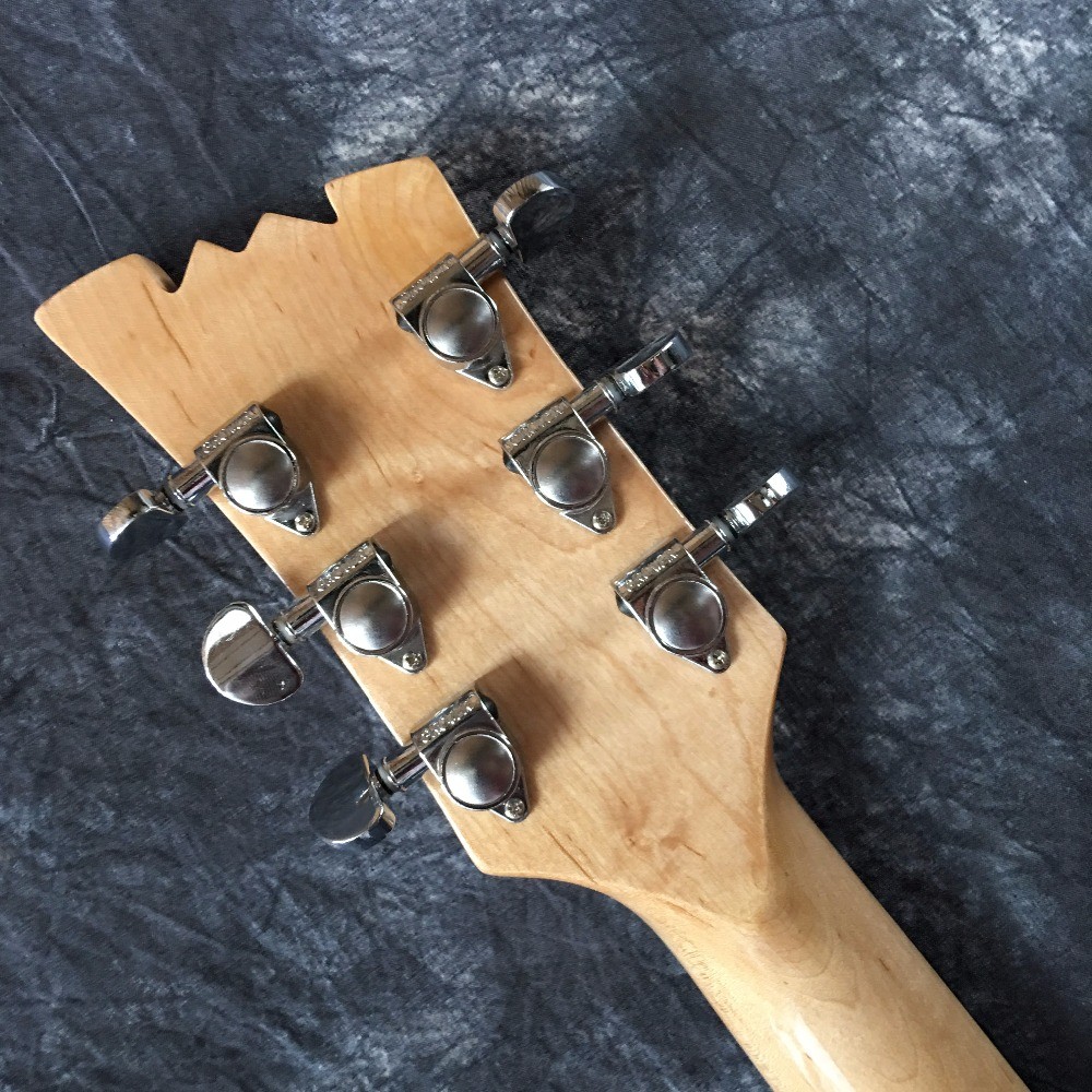 maple Scalloped Fingerboard Vintage white Yngwie Malmsteen Guitar Big Head ST Electric Guitar