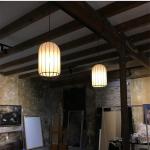 Modern and Minimalist Fabric Chandeliers Restaurants Living Rooms Hotels