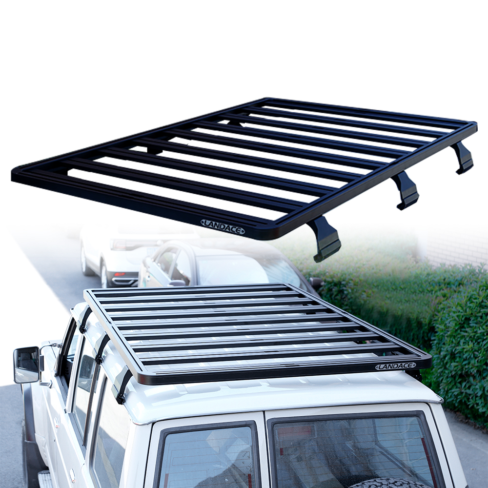 Aluminum Roof Cargo Camping Universal SUV Roof Rack with E-coat Powder Coat Finish