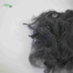 8.89D Recycled Staple Dope Dyed Fiber A Grade Gray Polyester Fiber