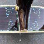 Real Abalone inlays Sunburst Solid spruce top 41 inch D style Acoustic Guitar