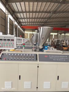 Quality SJSZ80/156 Plastic Twin Screw Co Rotating Extruder PVC Pipe Extrusion Line wholesale