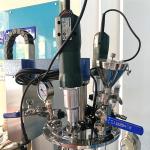 Single Phase Vacuum Emulsifying Mixer Machine Glass CE certification