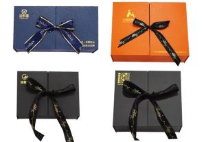 Quality ISO9001 Folding Double Door Gift Box 1200-1400gsm Wedding Cardboard Box wholesale