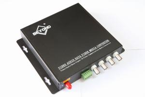 Quality 4 channel Fiber optic Video Audio Multiplexers,sinlgemode,FC or SC,20KM wholesale
