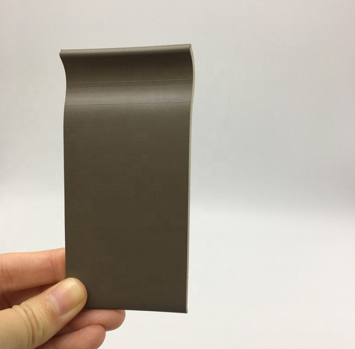 Custom Vinyl Flooring Protection Baseboard PVC Skirting Board Durable Rubber Material