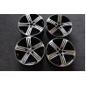 Buy cheap Black 7.5J Chrome Finish Alloy Wheels 5 Spoke 19 Inch Rims Volkswagen Golf 7 VII from wholesalers