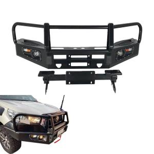 Quality LED Light and Winch Mounting Tray Plate Front Bumper for Toyota Hilux D-Ring Included wholesale