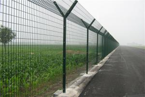 Quality Galvanized Steel Airport Security Fencing / Security Fence For Nuclear Power Station wholesale