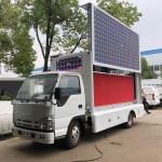 Isuzu 4*2 Euro 5 Led Display Box Truck Mobile Led Screen Billboard Truck