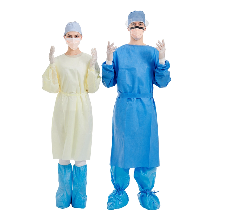40gsm Smms Disposable Surgical Gown for Medical Care