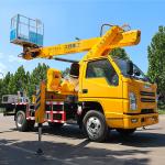 High altitude operation truck aerial platform work vehicle with large work