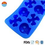 Crossbone easy release shaped ice cream wholesale non plastic make your own