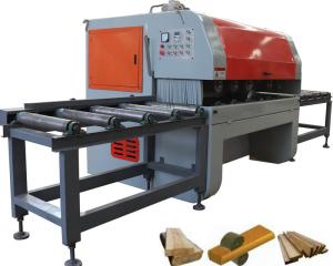 Quality Square Timber Multiple Rip Saw Woodworking Machine 400mm Sawing Width wholesale