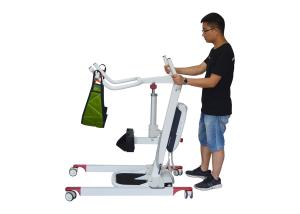 Quality Steel Power Standing Patient Lift Adjustable Max Load 270kgs For Hospital Disabled wholesale
