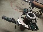 610mm 11r/Min Orbital Pneumatic Pipe Cutting Beveling Machine
