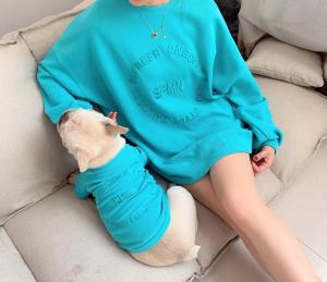 Quality Cozy Macaroon Matching Pet Owner Set For French Bulldog Pug Boston Terrier wholesale