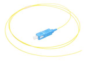 Quality Single Mode 0.9mm Optical Fiber Patch Cord Pigtail SC UPC Fiber Optic Jumper wholesale