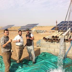 Quality High Voltage 380v 50hz Solar Pump Irrigation System 22kw Commercial Use wholesale