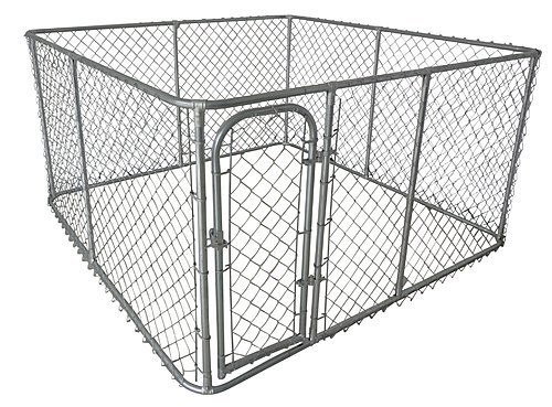Durable Design Chain Link Dog Kennel Panels , Yard Dog Fences For Outside