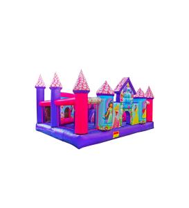Quality Pink Purple Snow Princess Jumping Children Playground wholesale