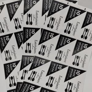 Quality Weatherproof Printable Household Labels CMYK BOPP Removable Adhesive Labels Sheets wholesale