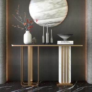 Quality Contemporary Stainless Steel Marble Console Tables - Best Wholesale wholesale