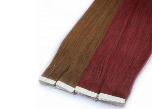 Quality Long Lasting Tape In Human Hair Extensions , 100 Remy Human Hair Tape In Extensions wholesale