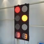 Detachable Aspect 200MM 4-Aspect RYG Ball With Countdown Timer Road Traffic