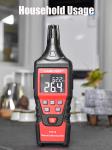 Black And Red HT618 100% Digital Temp And Humidity Meter