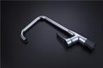 360 Rotatable Stainless Steel Faucet , Deck Mounted Single Hole Industrial