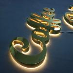 5000 Hours Working Lifetime Snow Outdoor Backlit LED Channel Letter Sign for