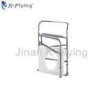 Stee Plating Durable Medical Rehabilitation Equipment Elderly Commode Chair