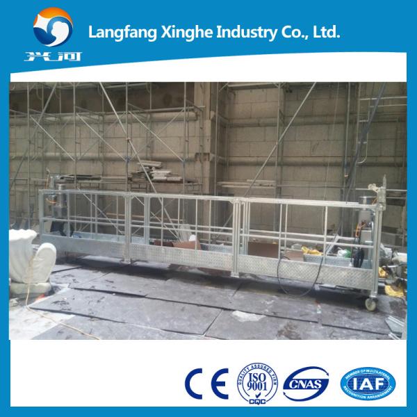 Cheap Xinghe Glass fitting suspended platform , zlp250 temporary suspended cradle , zlp800 construction suspended scaffolding for sale
