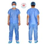 S To 4XL Hospital Patient Scrubs