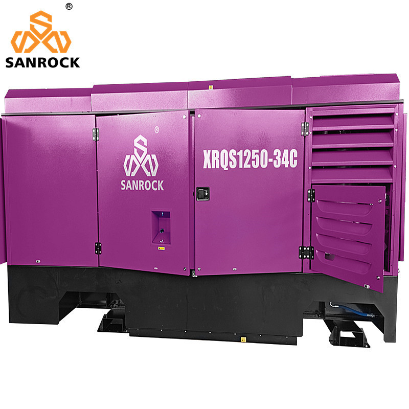 Water Well Air Compressor Machine High Efficiency Air Compressor Stationary Diesel Air Compressor Screw