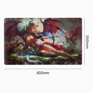 Quality Non Slip Playmat 600x350mm Mtg Game Mats Smooth Fabric Material wholesale