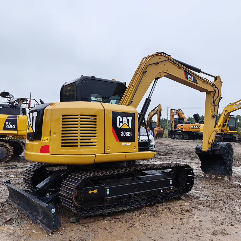 Used Caterpillar 308E Excavator CATC3.3 DI Engine 0.31m³ Bucket Capacity Quality Guaranteed