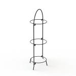 Metal Wire 3Tiers Metal Display Rack Welded Structure