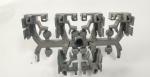 High Press ADC12 Die Casting Components Anodize Bead blasted