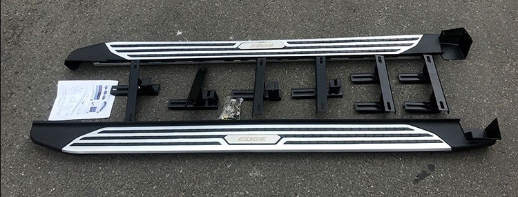 All New FORD EDGE 2015 Upgrade Parts OE Style Running Boards with Steel Logo