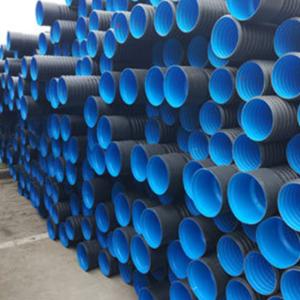 Quality SN12.5 HDPE Corrugated Drain Pipe , Large Diameter Double Wall Corrugated Drainage Pipe wholesale