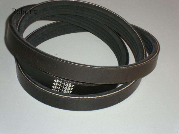 Rubber Material V Section Electric Motor Drive Belts Adjustable Length Black