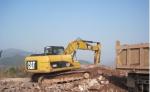 Used CAT 320D Crawler Excavator In Working