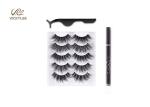 6D Faux 5Pairs Different 25mm Volume Eye Lashes