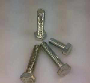 Quality Grade 8.8 Fully Threaded Hex Bolts Solid Metal Material For Construction Industry wholesale