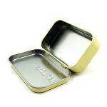 Child Resistant Design Mint Tins with Flip Lid Embossed Metal Tins Wholesale
