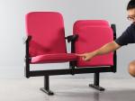 OEM ODM Indoor HDPE VIP Stadium Seats With Armrest