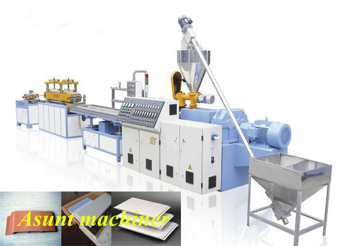PVC Wood Plastic Profile Production Line For Processing Transmission Device